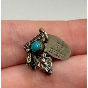 Vintage Cherokee NC Maisel's Sterling Silver Headdress Charm